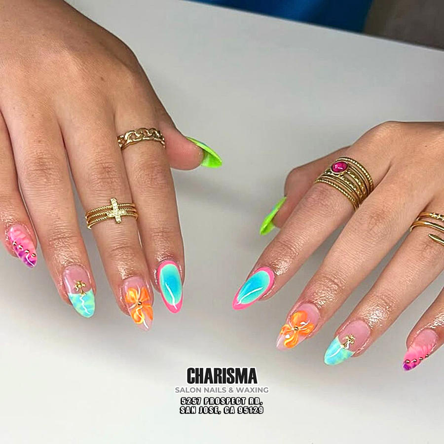 Vibrant nail ideas 